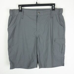 Duluth Trading Dry on the Fly Outdoor Hiking Shorts Womens 14 (36x10) Gray Nylon